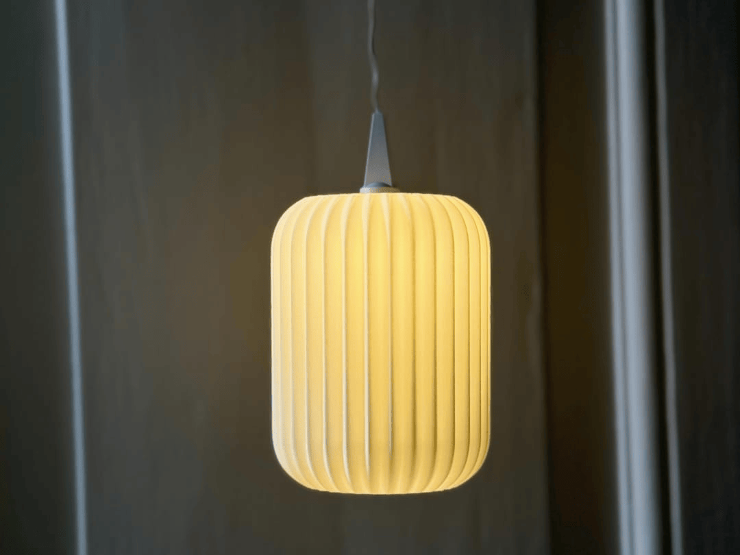 Cylinder Waves lamp