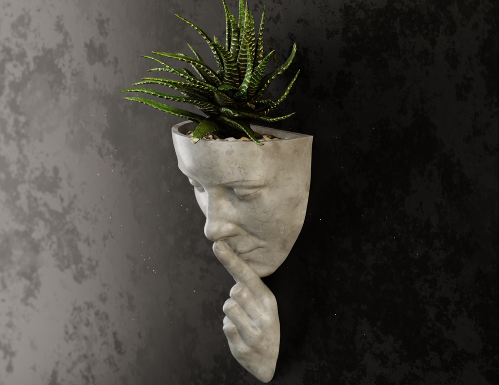 Silent Thought Wall Planter