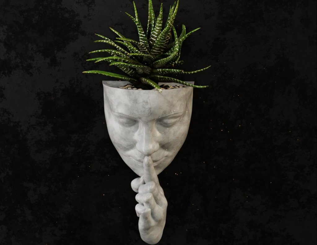 Silent Thought Wall Planter